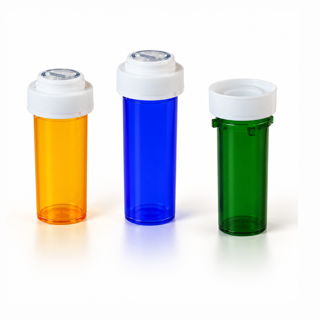 Dual-purpose reversible vials, product illustration
